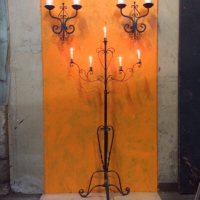 Traditional Hot Forge Work: Candelabra & Sconces